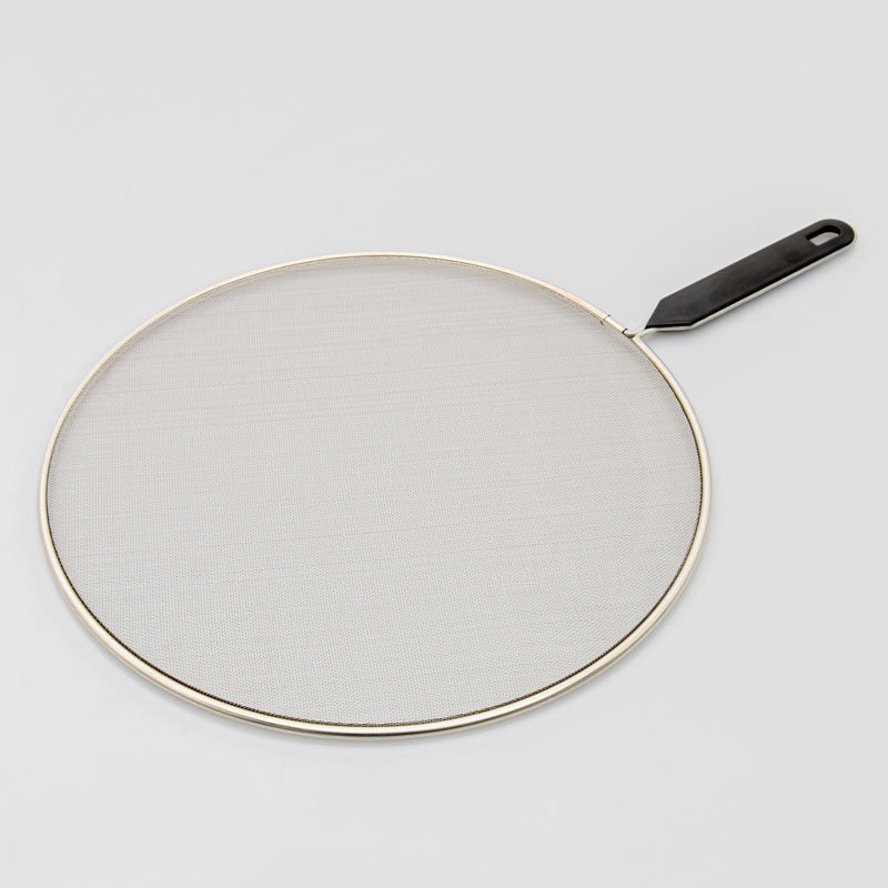 ORYX Couvercle Anti-Éclaboussures 28 Cm – Acier Inox Multifonction, Passoire & Égouttoir Intégré